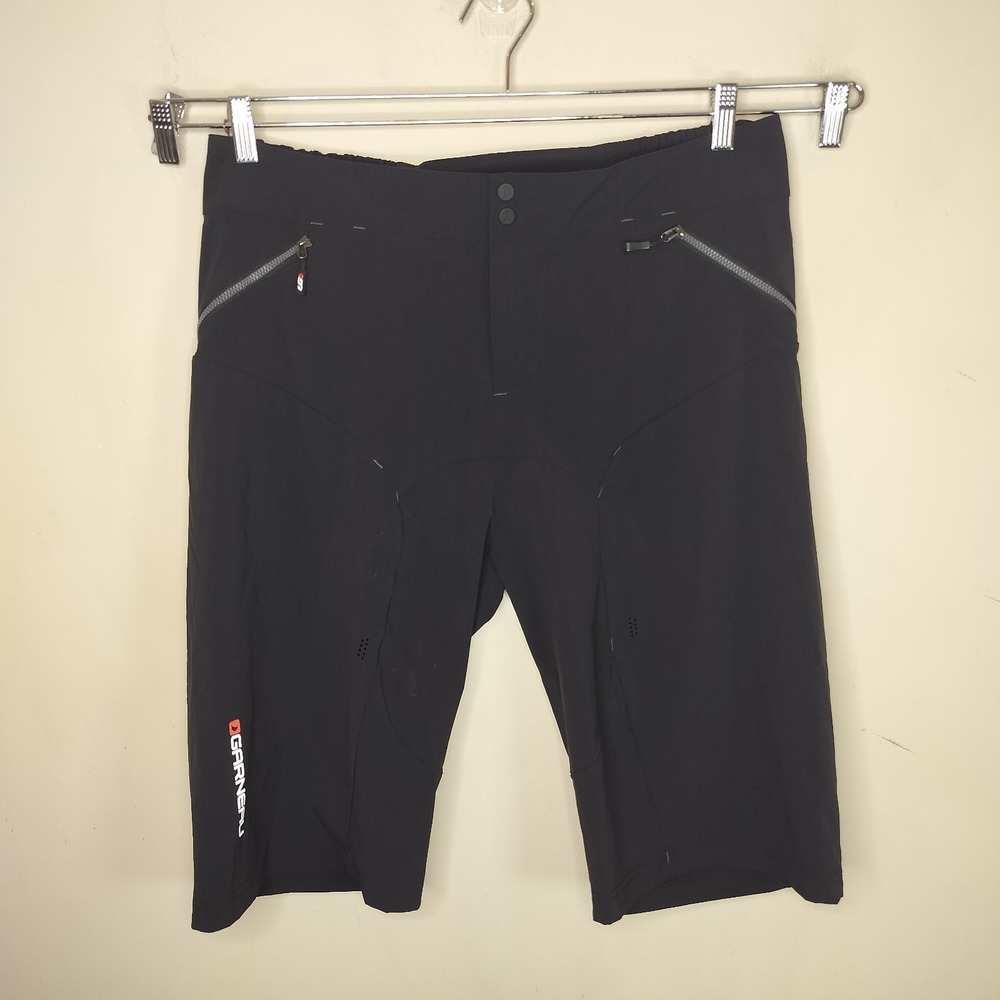Garneau Black Cycling Shorts 15" Inseam